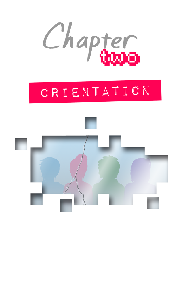 Four friends get oriented over a completely ordinary lunch. True Colors - Chapter Two: Orientation