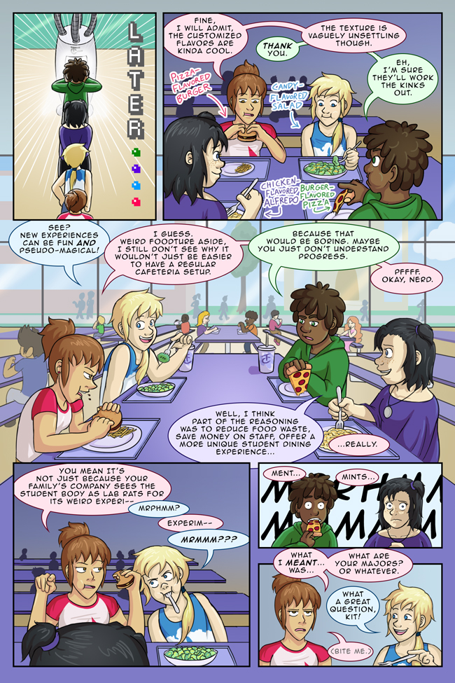 honestly candy-flavored salad sounds so disgusting but it was the first thing that popped into mind for iro. he loves it. True Colors 2-12: Vaguely Unsettling