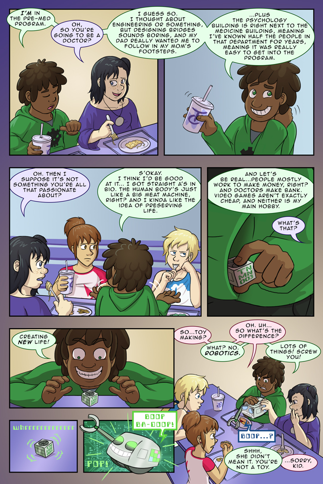 'Is it made out of a toaster...?' '...Partially...' True Colors 2-14: Not a Toy