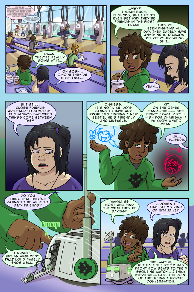 TNMN003 would be a terrible gossip if not for the fact that it mostly communicates via boops. True Colors 2-18: Between