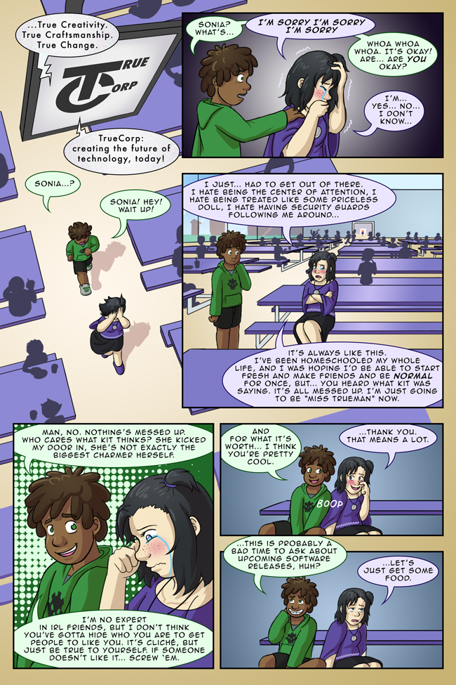 'The food knows plenty about upcoming software releases.' True Colors 2-9: Pretty Cool