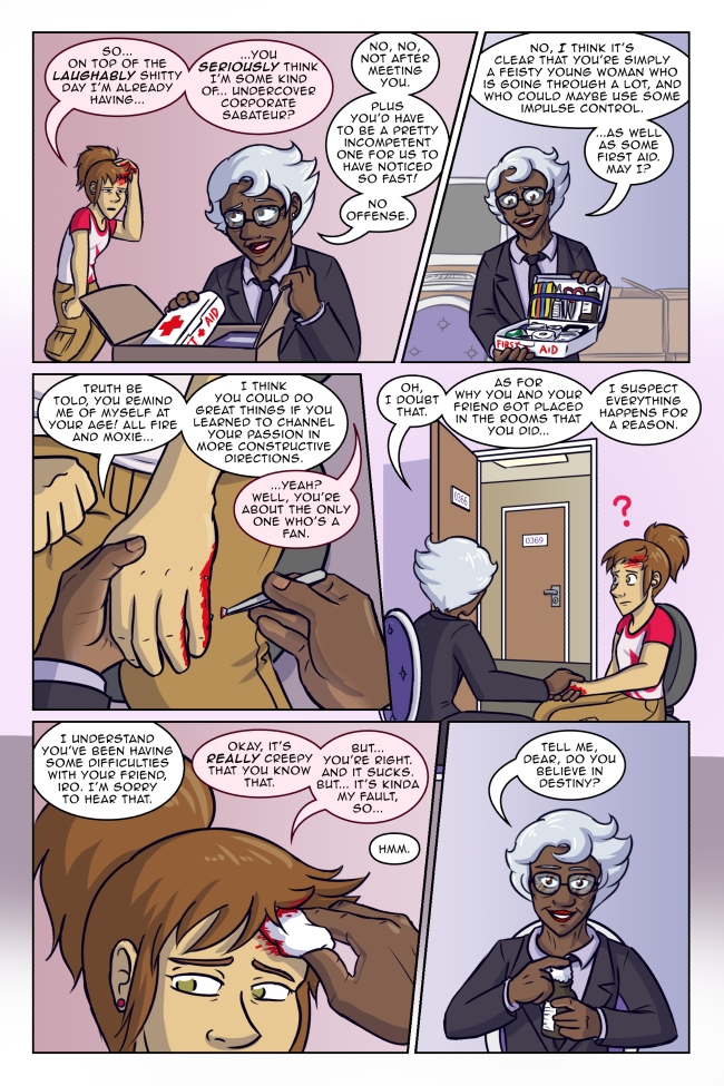 dean surewater over here going for the 'dramatic statements in the last panel several pages in a row' world record True Colors 3-9: Impulse Control