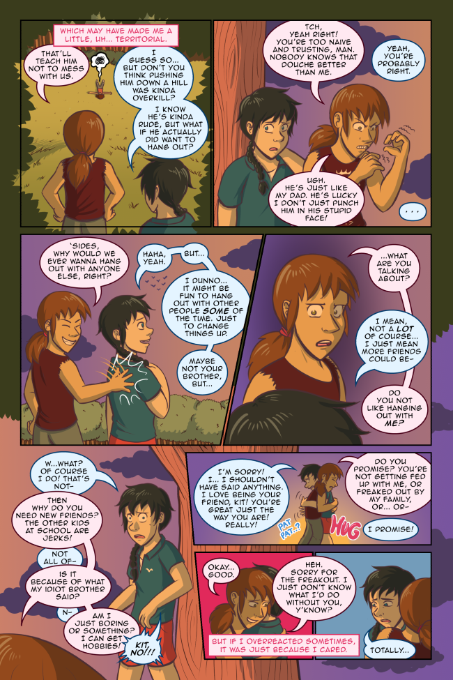 *Kit suddenly handcuffs them both to the tree* 'Yay friendship! :)' True Colors k-21: Without You