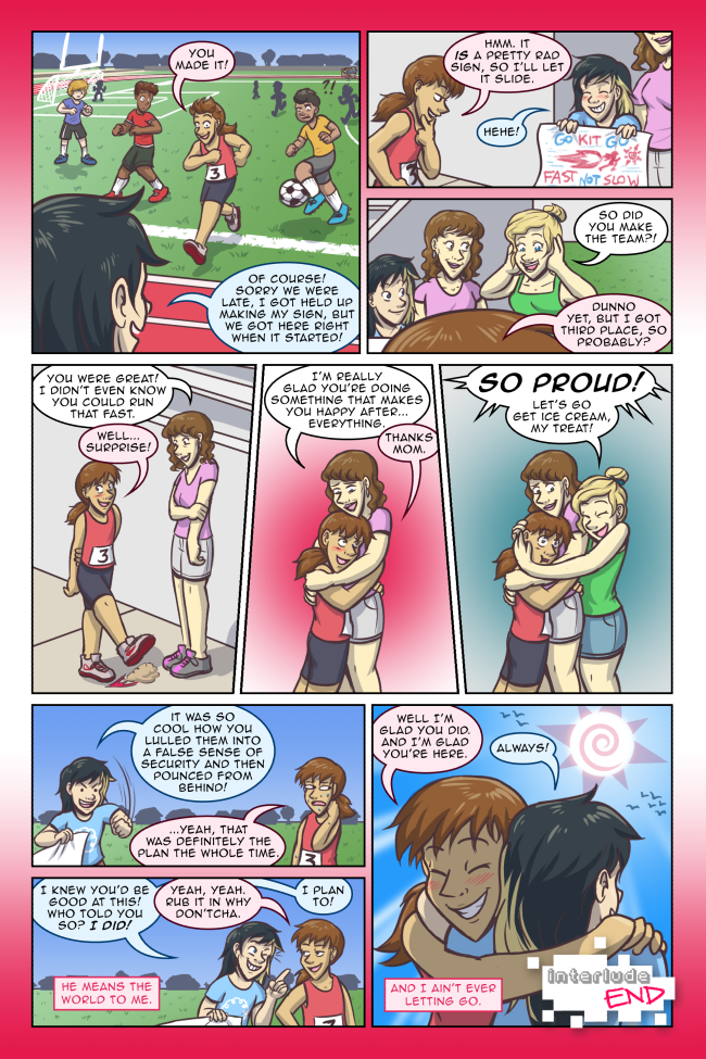 man, it would sure suck if this heartwarming moment were ruined by some kind of dramatic irony in six years.' '.........what?' True Colors k-36: Always